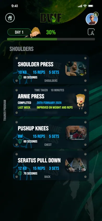 Tailored fitness plans